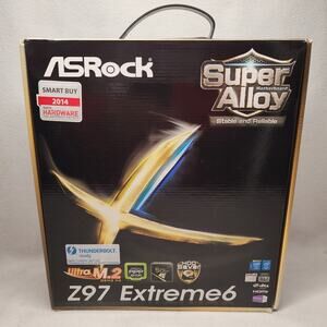 ASRock Z97 Extreme6 Socket 1150 Motherboard combo Intel i7 DDR3 32GB Ram Stealth